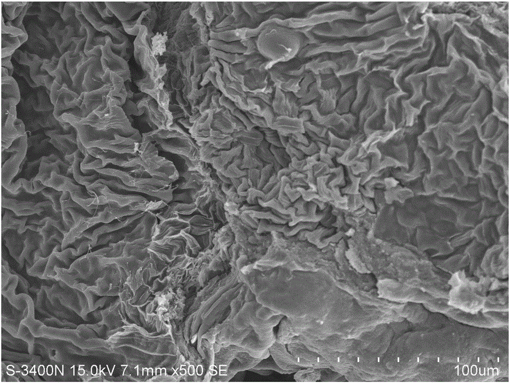 High-specific-surface-area basic oxide surface-modified silkworm faeces-based microporous carbon material and preparation method and application thereof