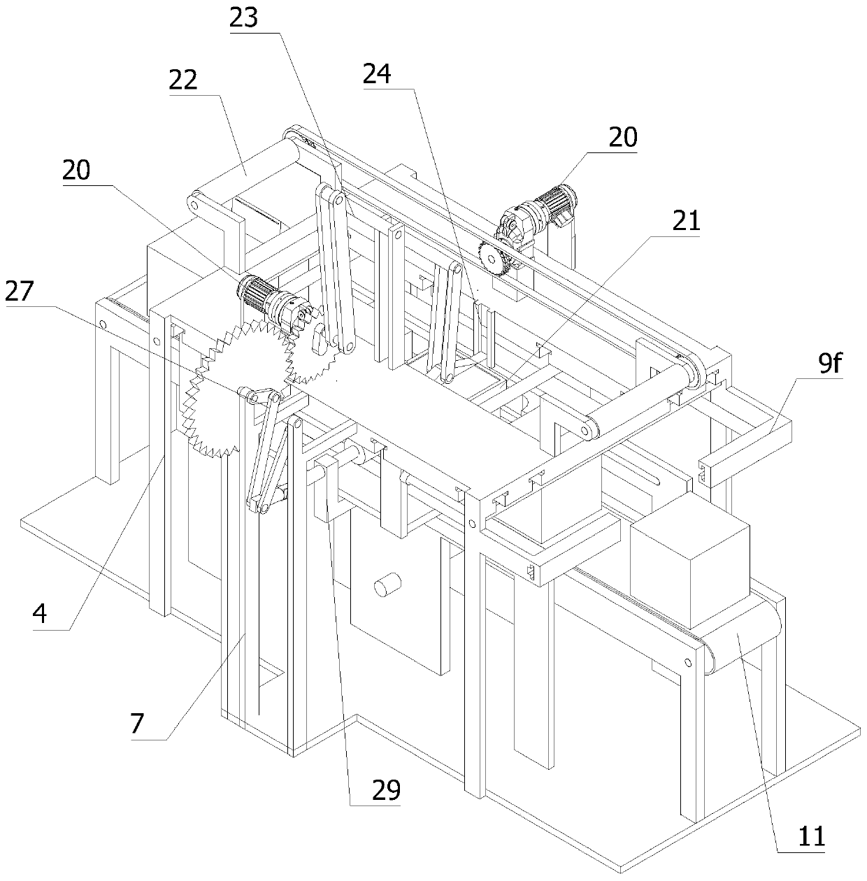 Automatic packaging and marking device