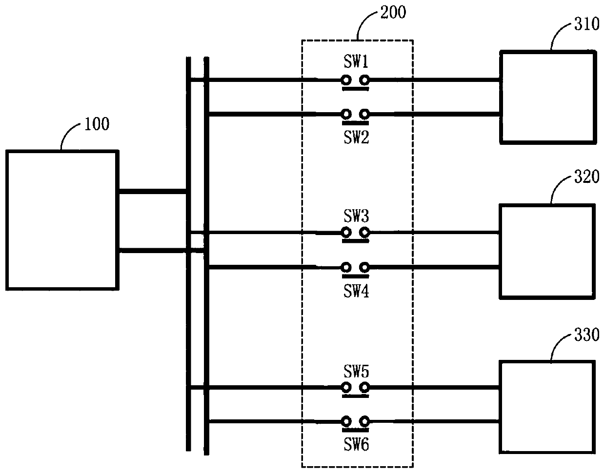 Magnet control system for magnetron sputtering device