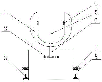 Camera mounting support with insect trapping function