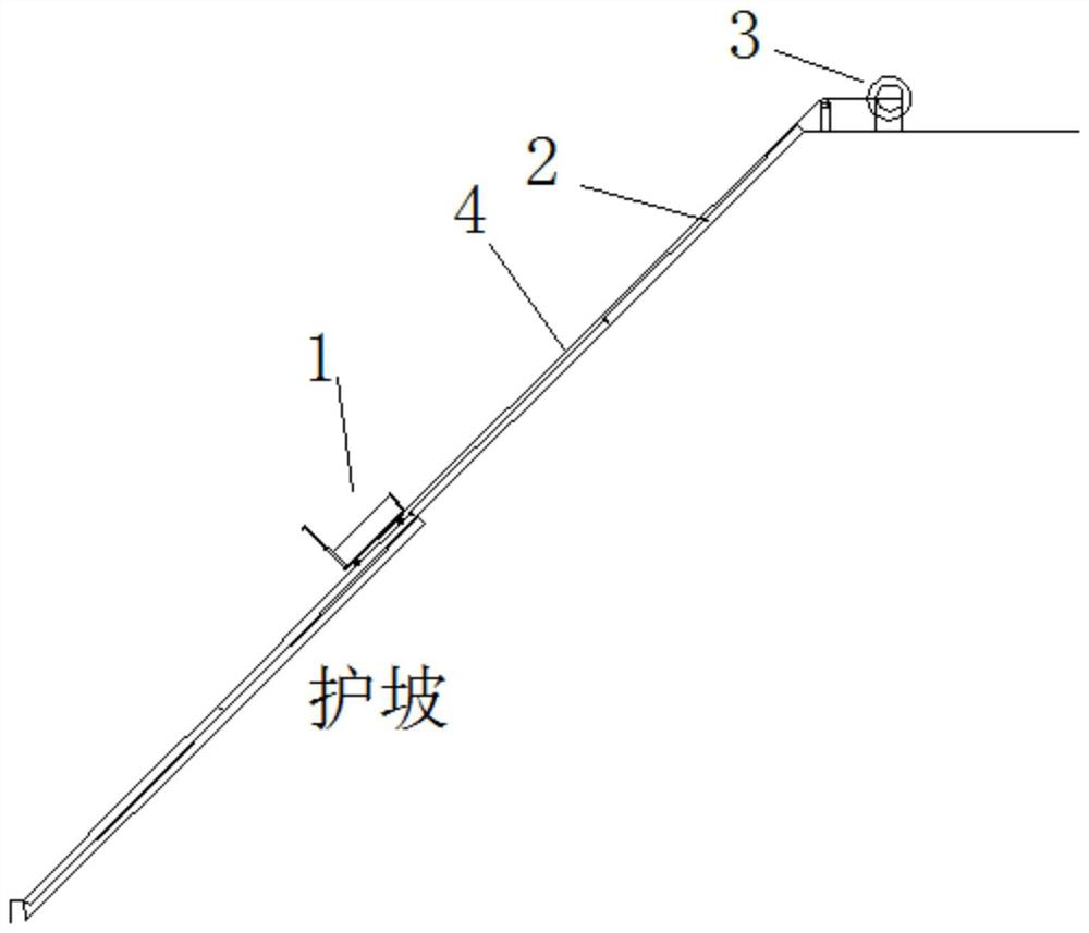 A kind of handling equipment and handling method of slope protection blocks