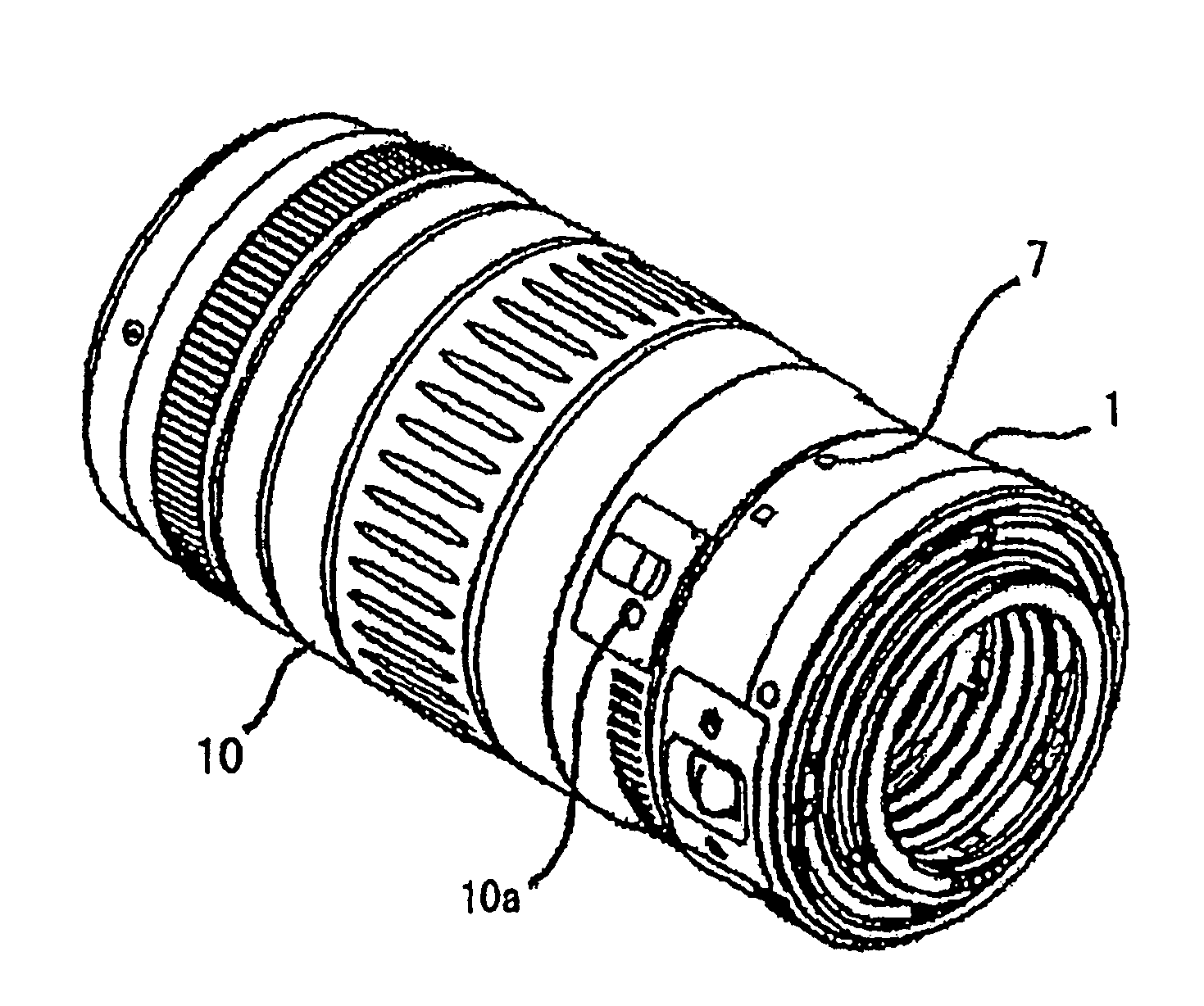 Intermediate adapter and camera system