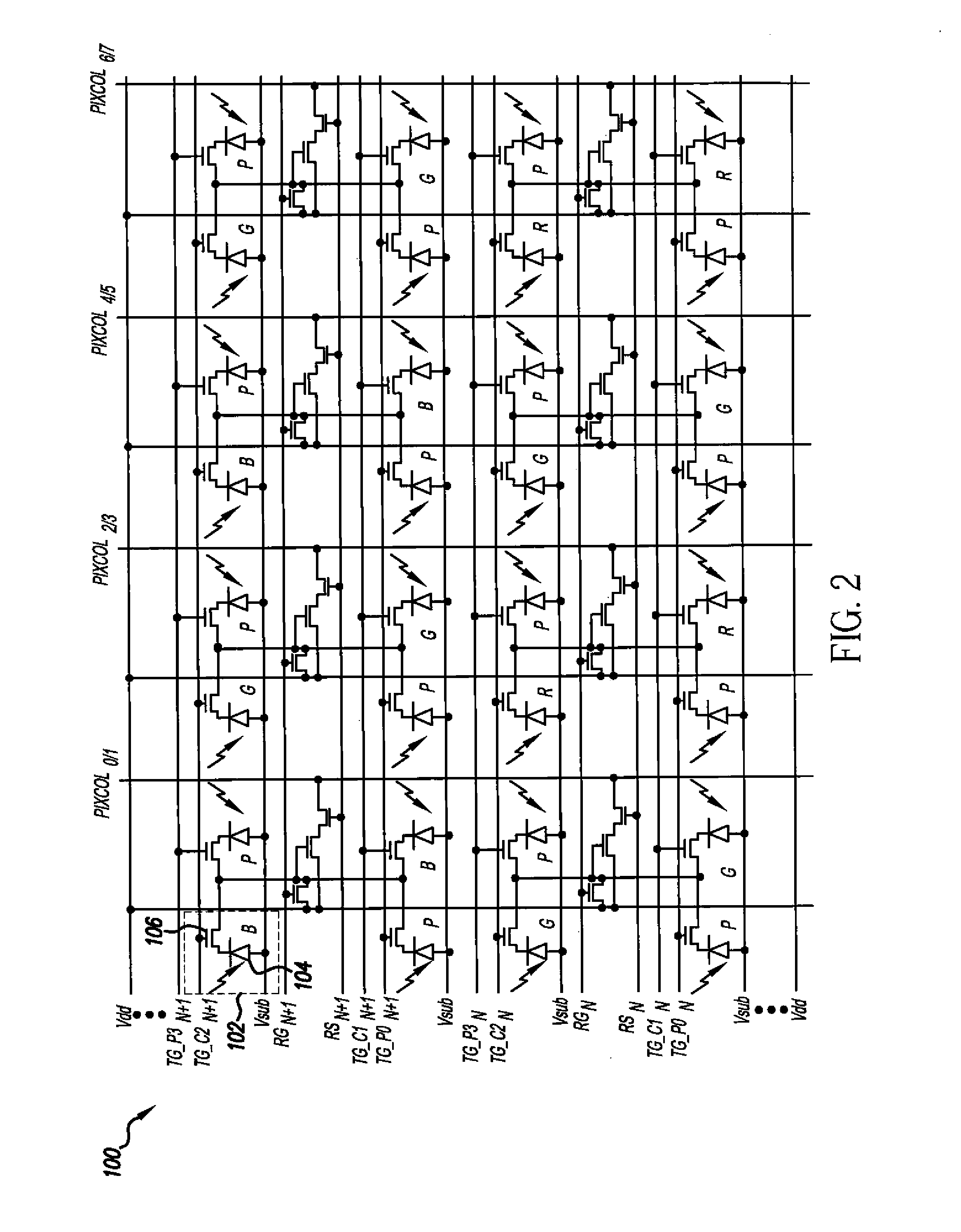 Sampling and Readout of an Image Sensor Having a Sparse Color Filter Array Pattern