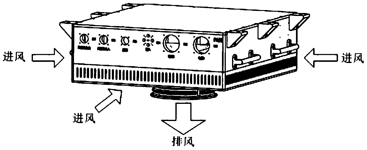 Power amplifier case with adjustable local heat dissipation capacity