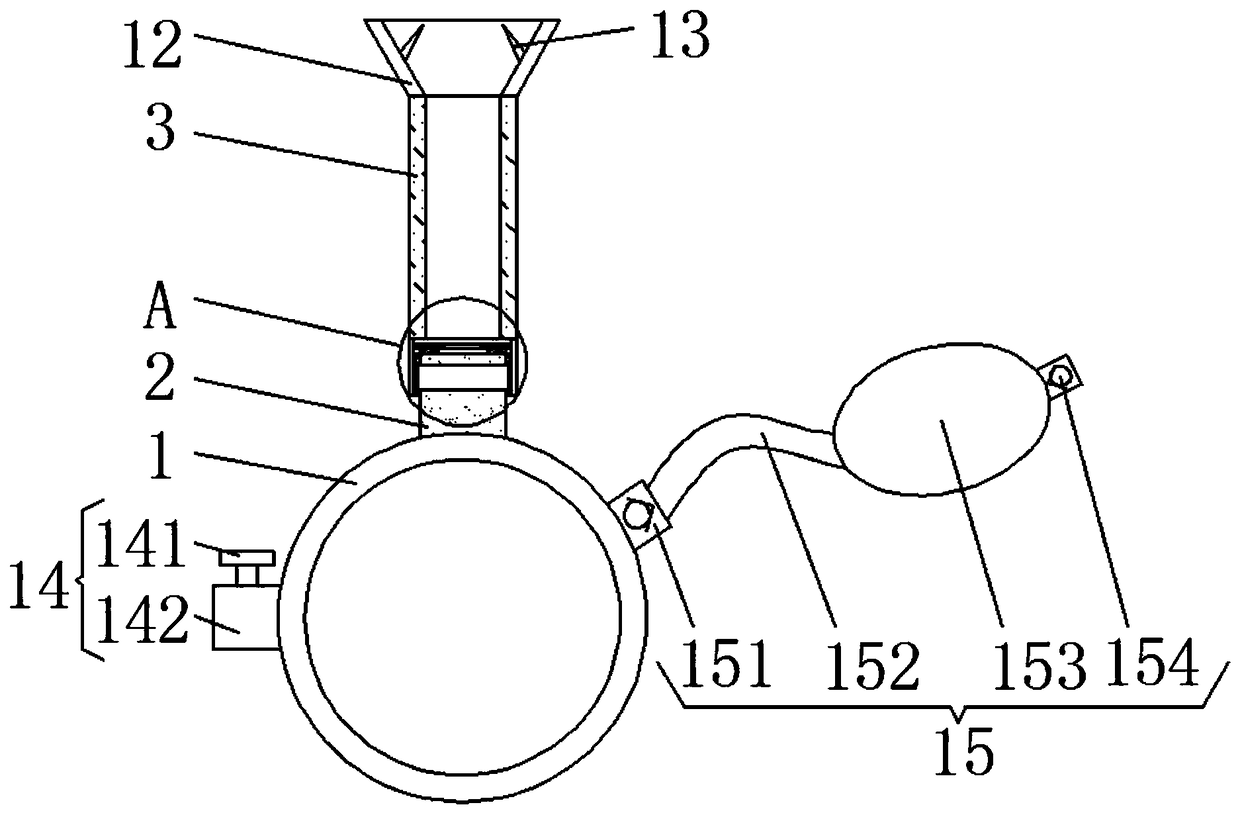 Obstetric membrane rupture and amniotic fluid drainage combined device