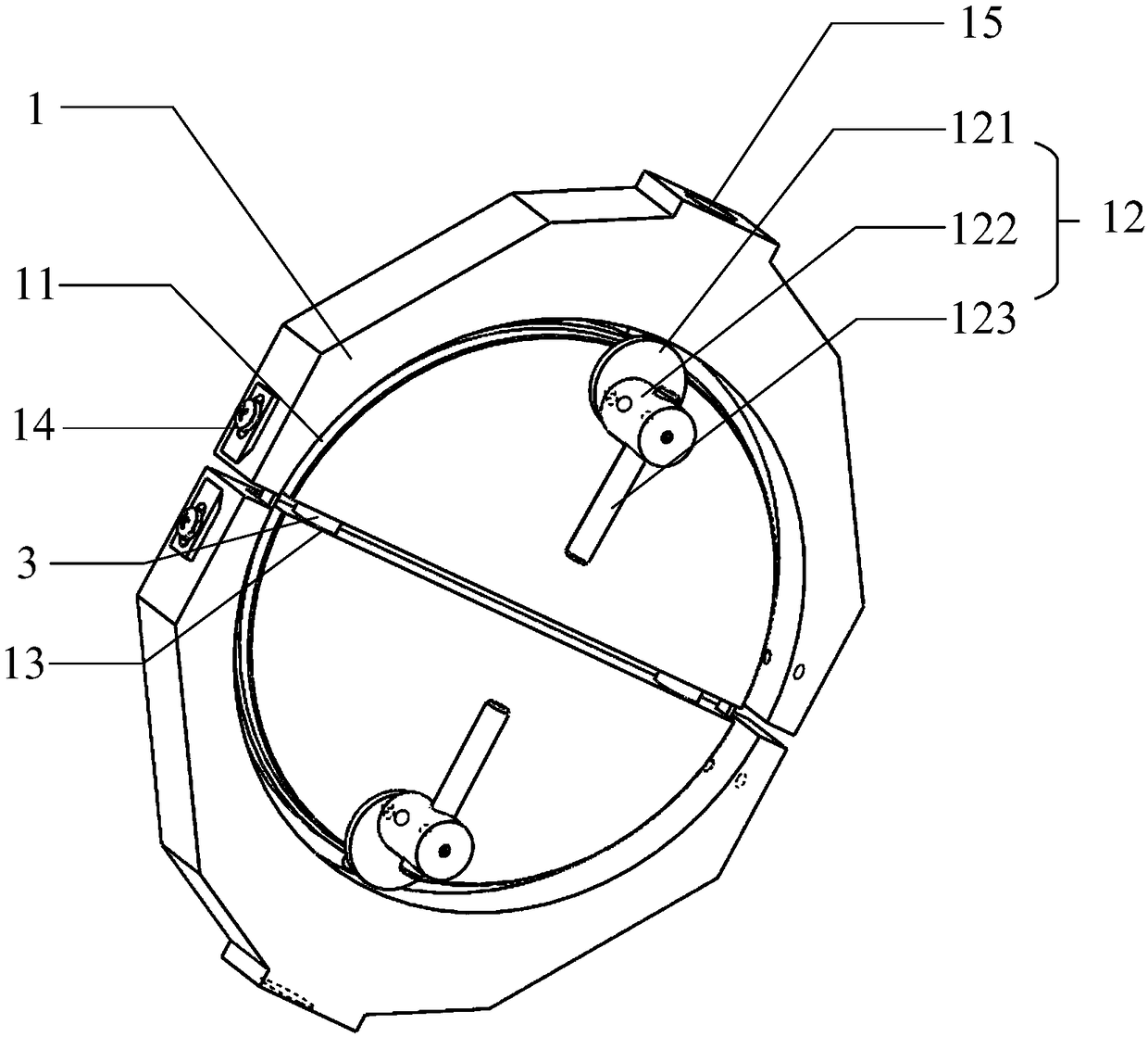 Tensile test fixture for ring specimen