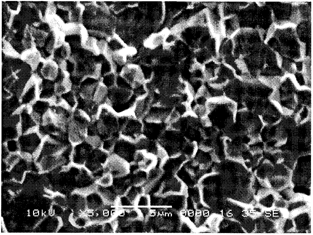 Production method of fine-grain high-strength PMN-PZT (lead zirconate titanate) piezoelectric ceramic material
