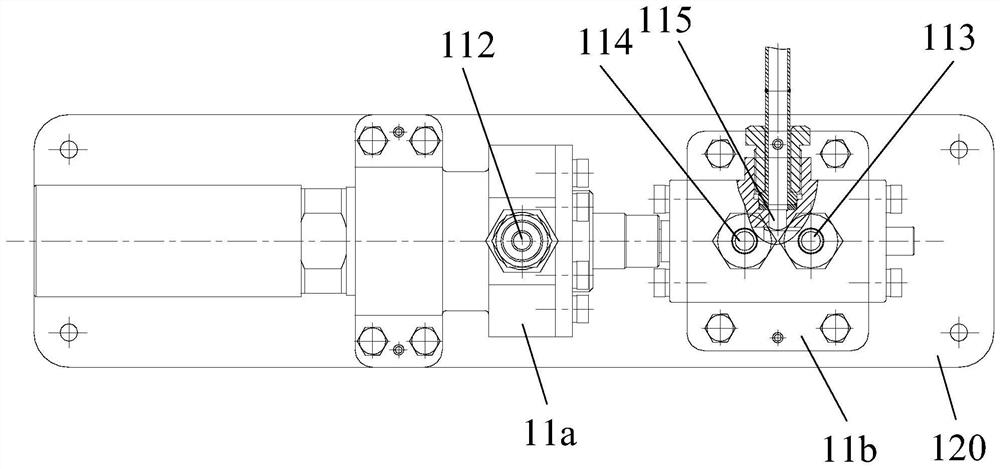 Cylinder impact test device and test method