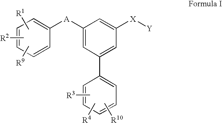 Substituted biphenyl carboxylic acids and derivatives thereof