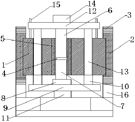 A kind of powder forming device and forming method thereof