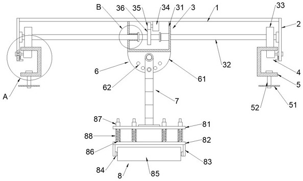 A kind of rolling equipment for trench construction