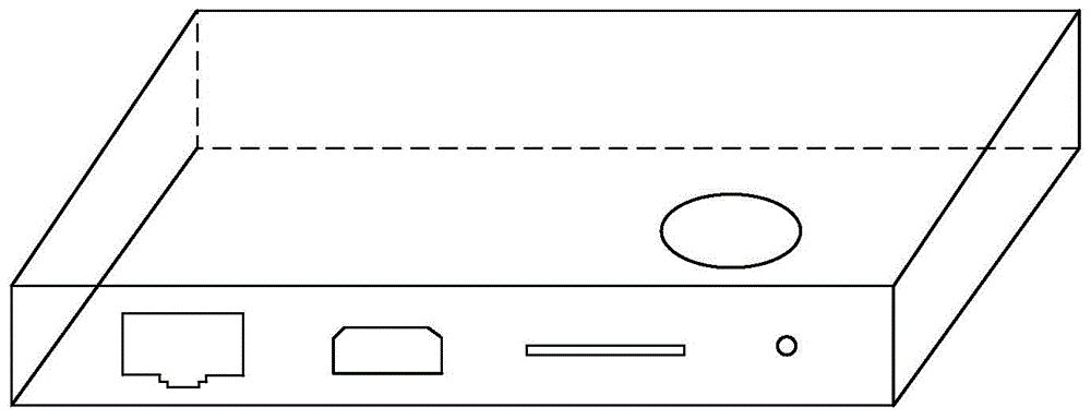 Networking device applied to network television and provided with slide type remote controller