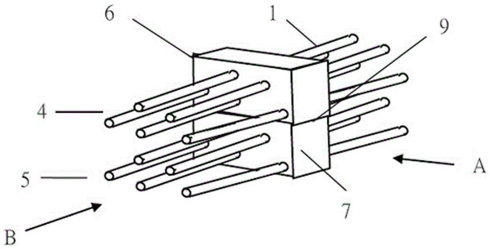 Heating furnace with coil pipes capable of being pulled away