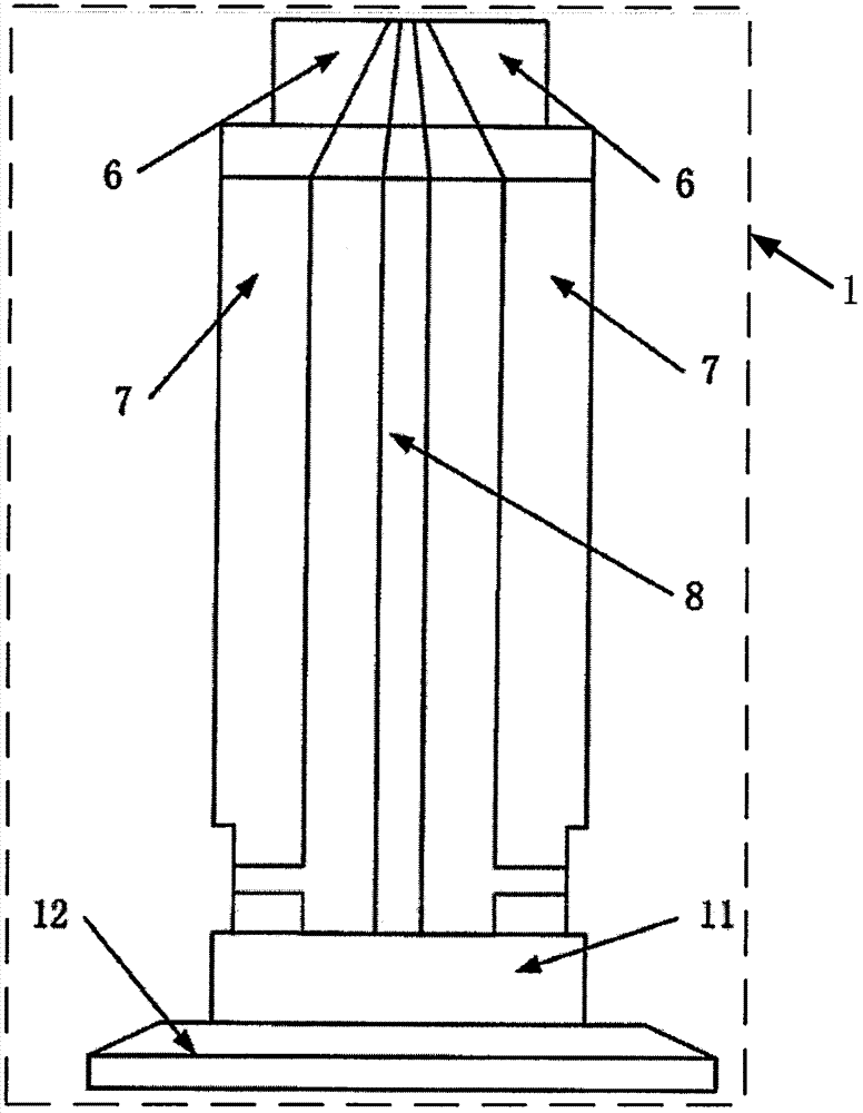 A microwave complex dielectric constant test system for high loss liquid and powder materials