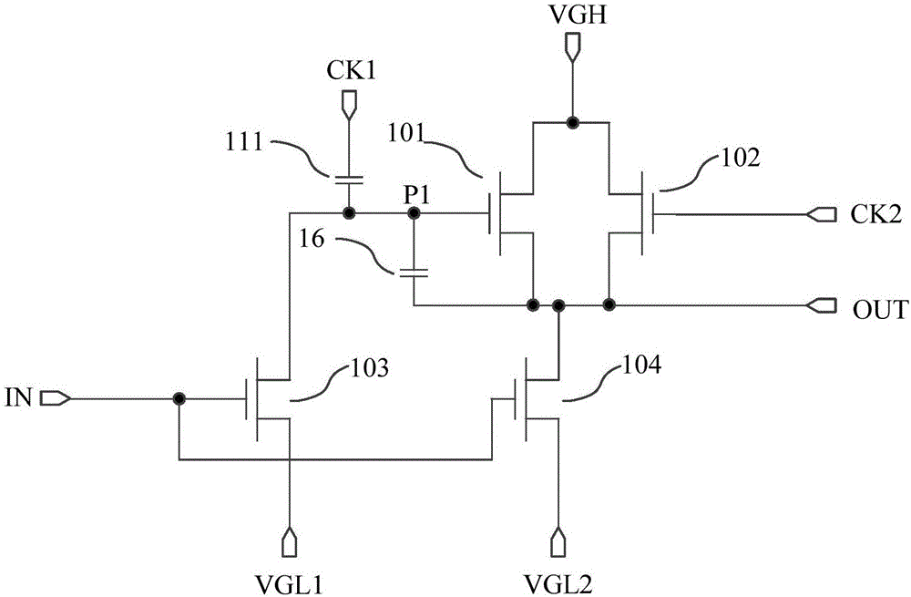 Phase inverter, display driven circuit and display panel