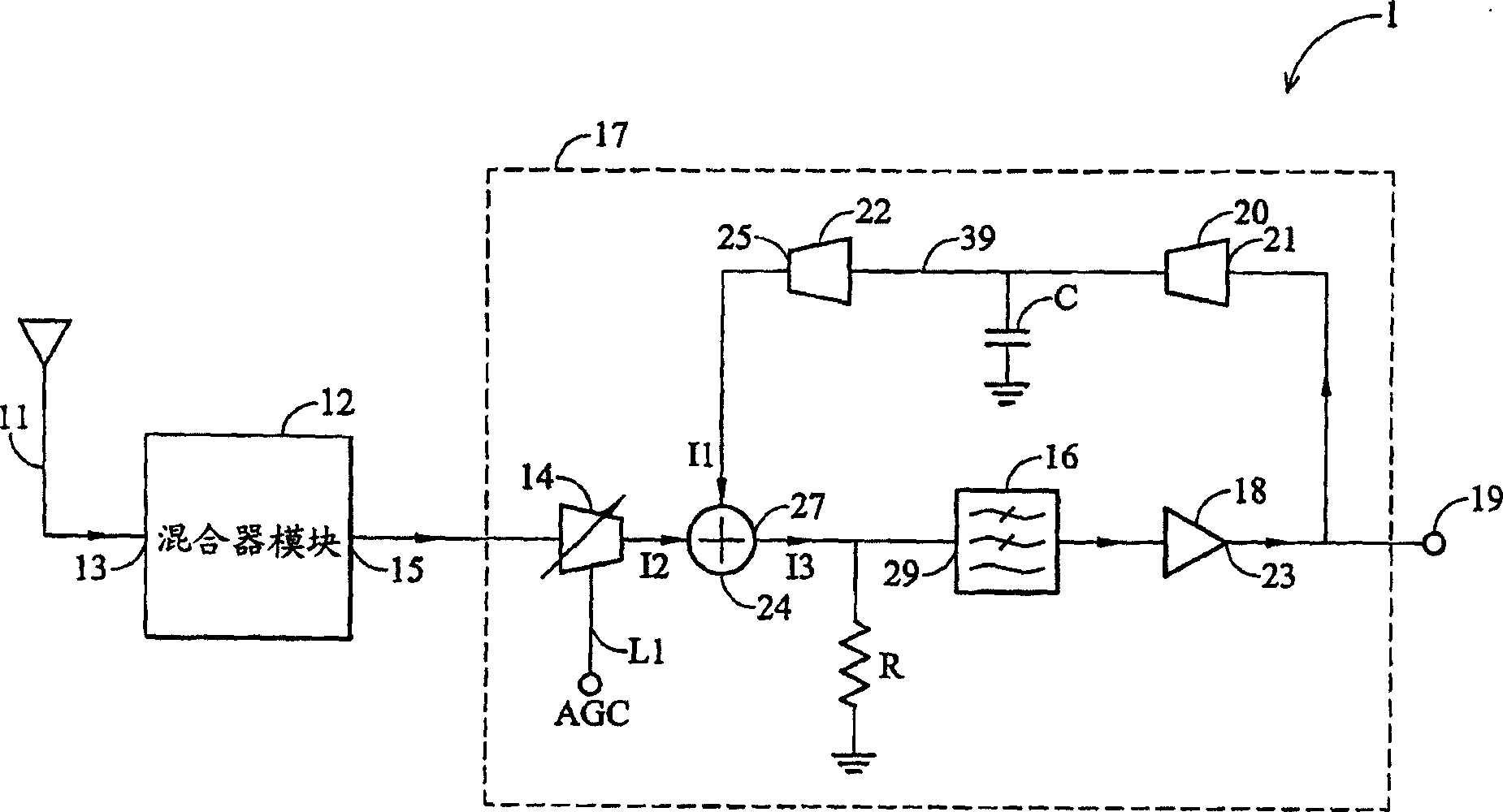 Direct conversion receiver with DC offset compensation function and its compensation method