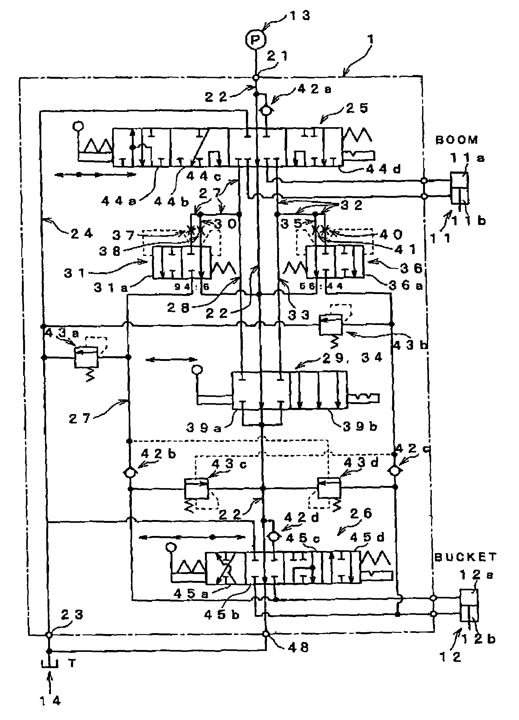 Multiple-directional switching valve