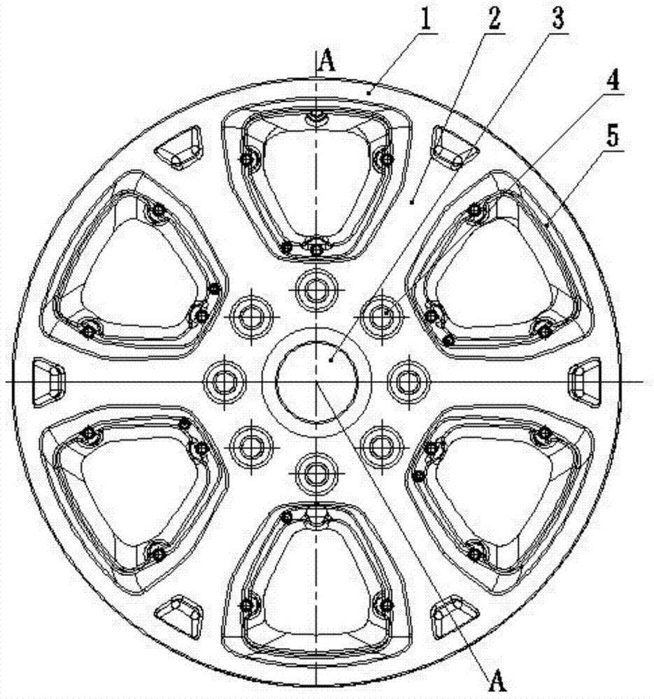 Automobile wheel with inserts and installation method of inserts