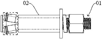 Self-expanded mechanical anchor bolt