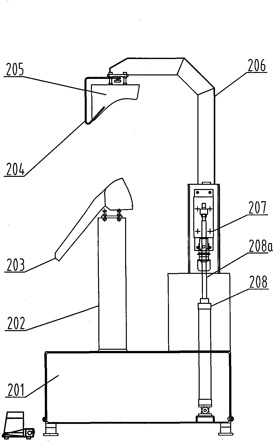 Single station garment standing collar steaming and ironing machine