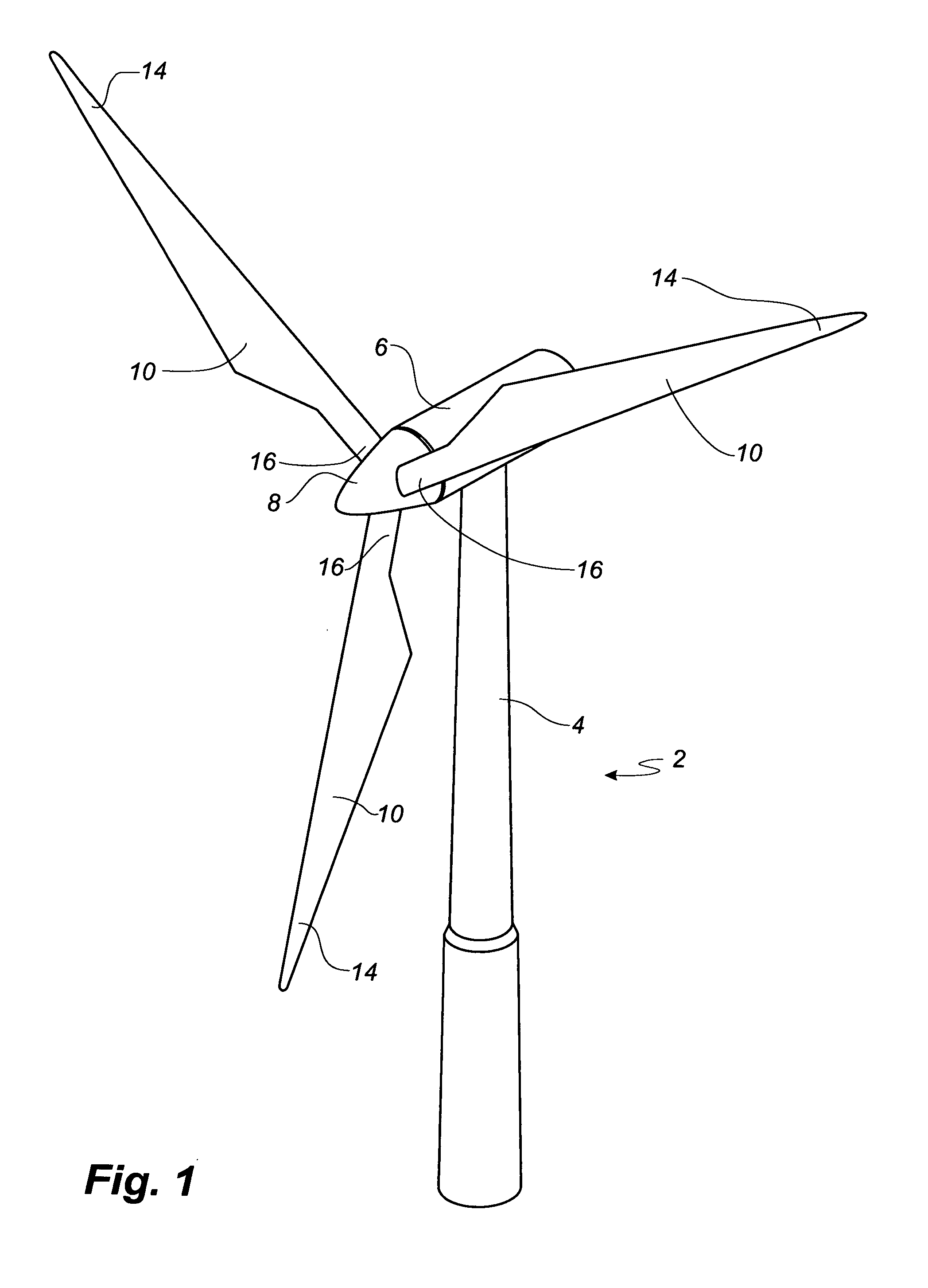 Method of in situ calibrating load sensors of a wind turbine blade