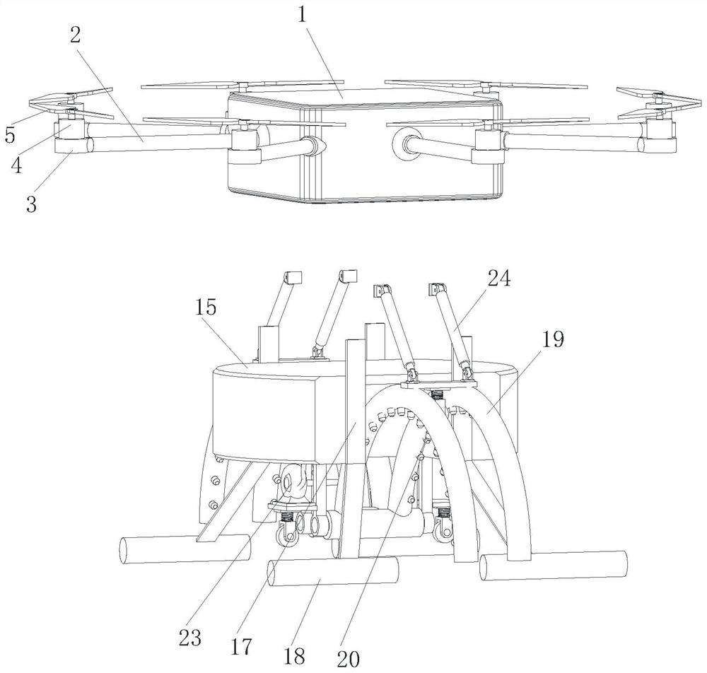 Unmanned aerial vehicle for cleaning high-voltage line insulator