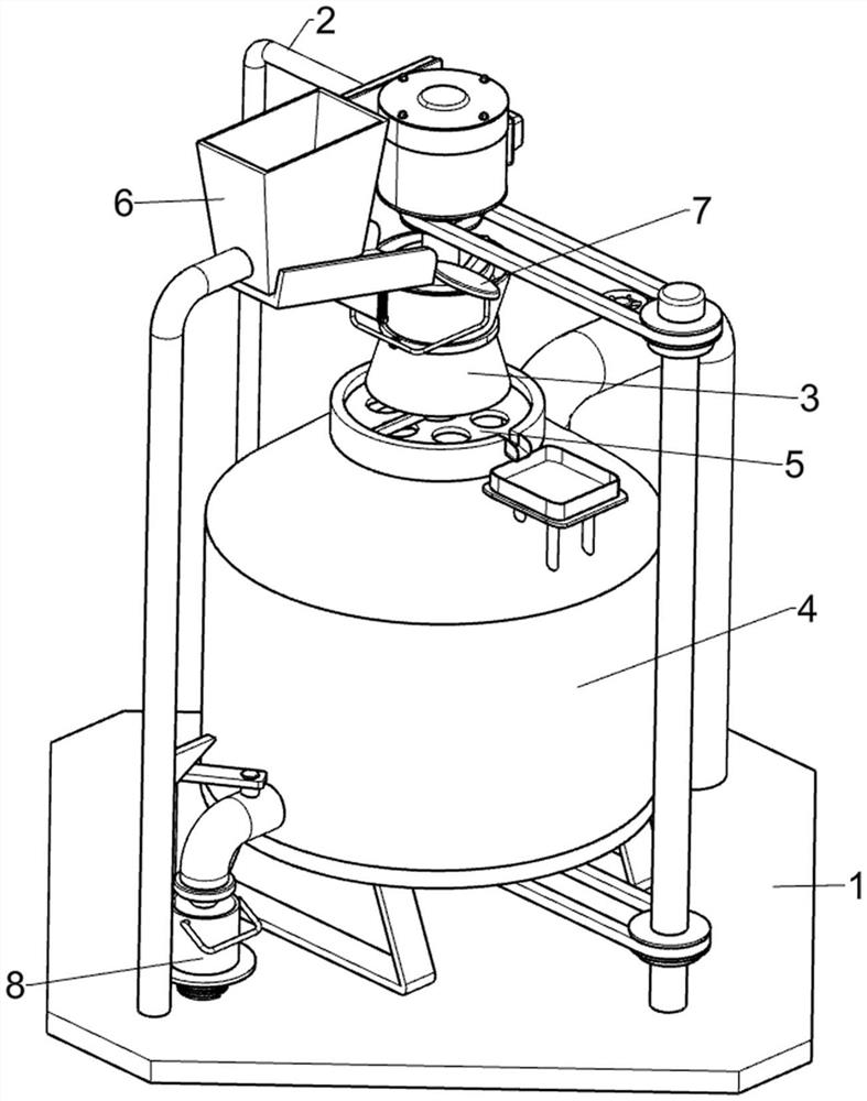 Novel automatic manufacturing equipment for colored glaze material