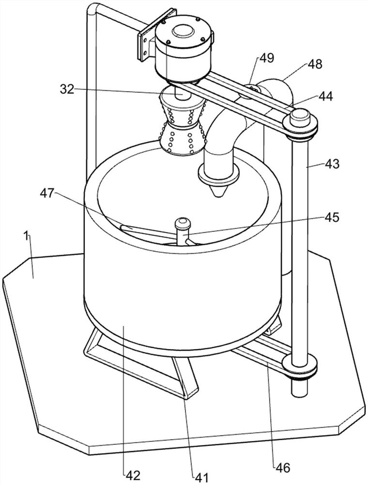 Novel automatic manufacturing equipment for colored glaze material