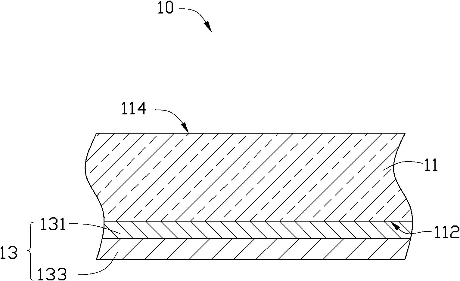 Shell and method for manufacturing same