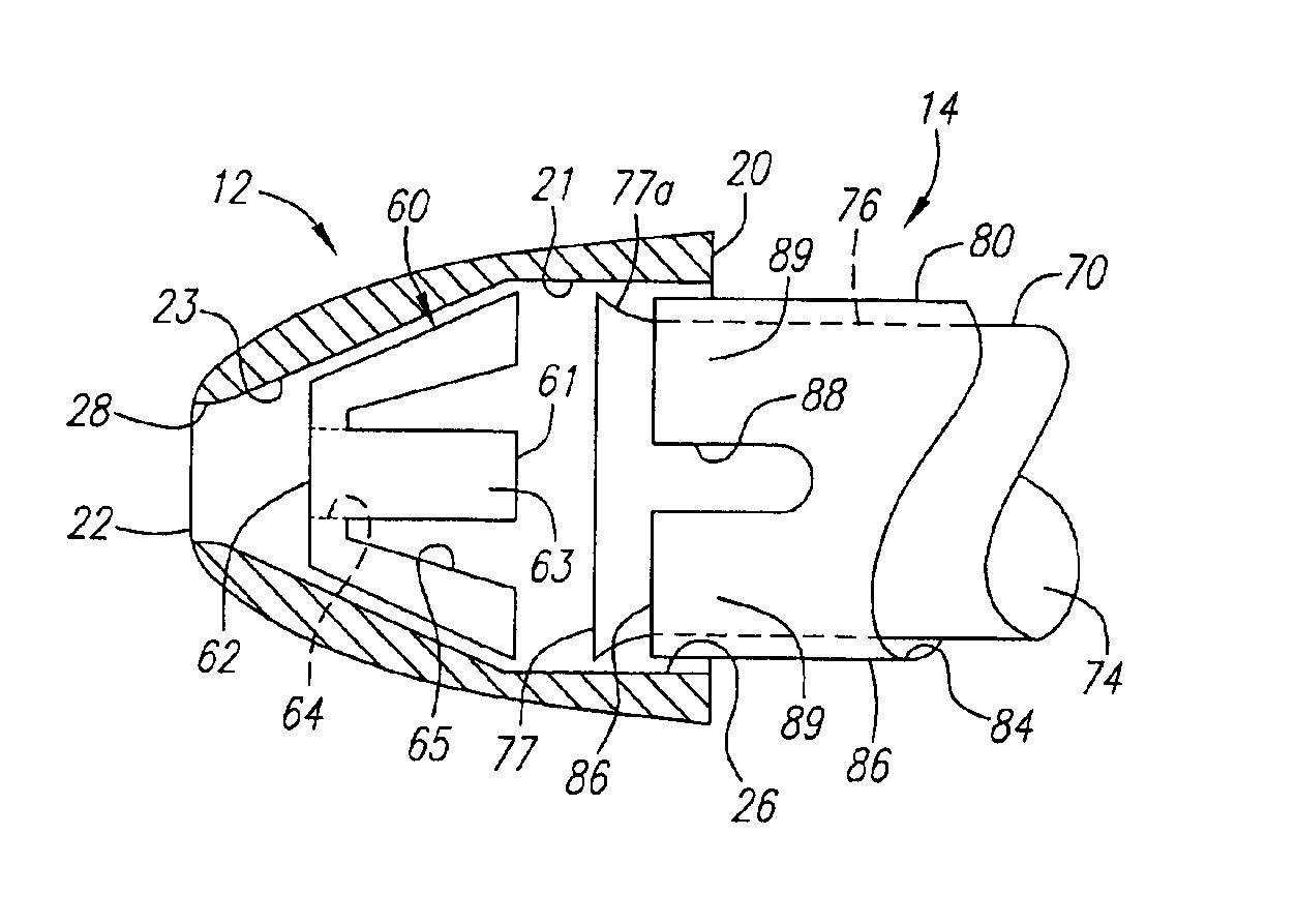 Plug with collet and apparatus and method for delivering such plugs