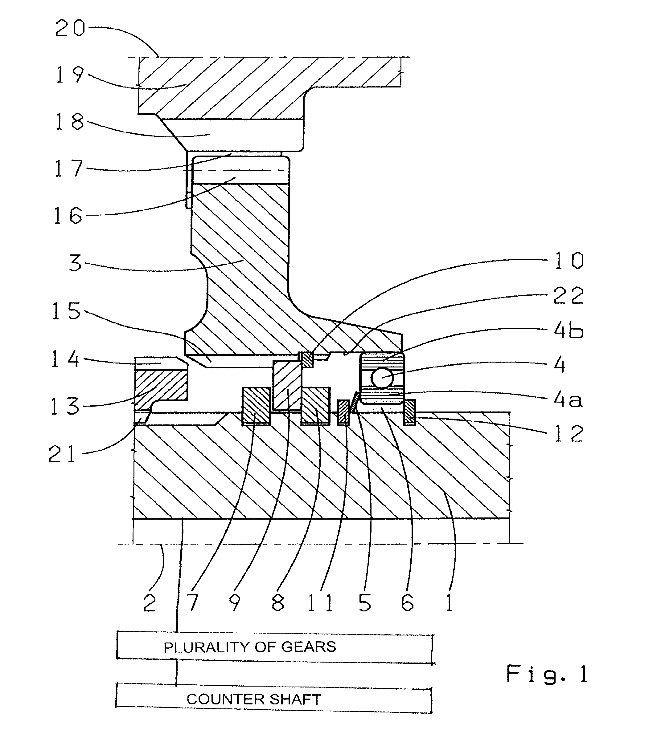 Device for reducing rattling noises in variable-speed transmissions
