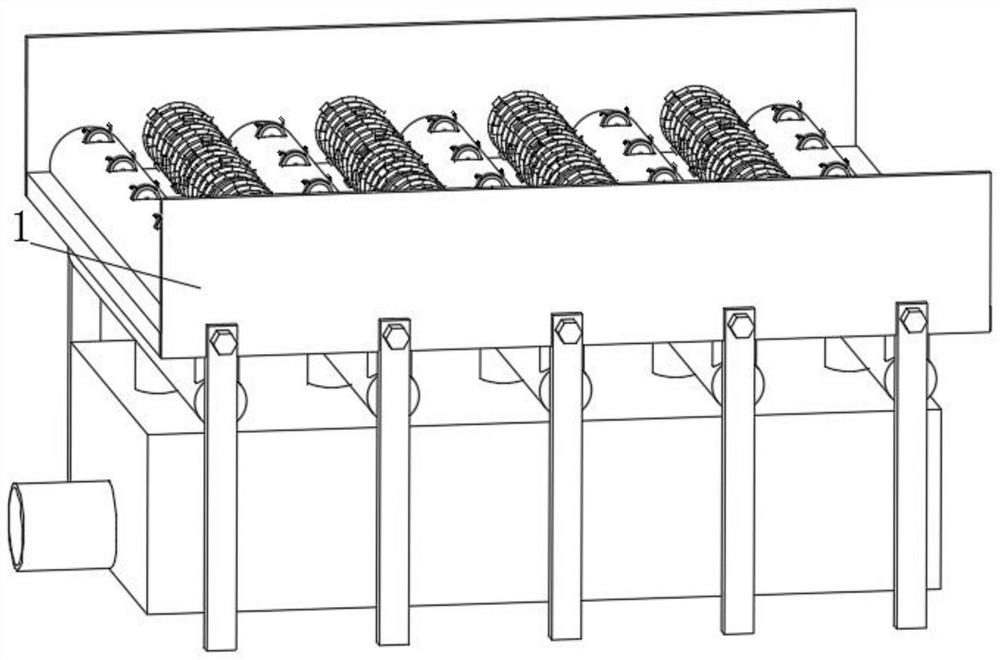 Wood-plastic solid wallboard producing and processing device