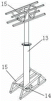 Overall jacking construction method for large-area bolt-sphere net rack