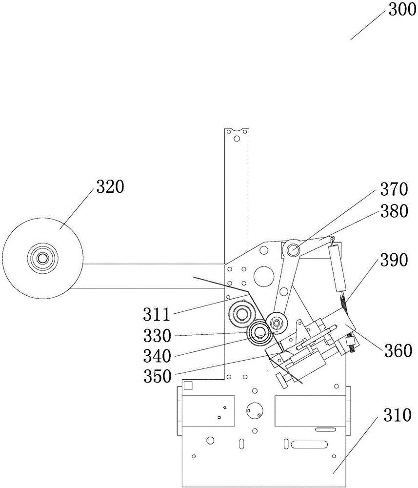 Tile automatic paper cutting and sticking device