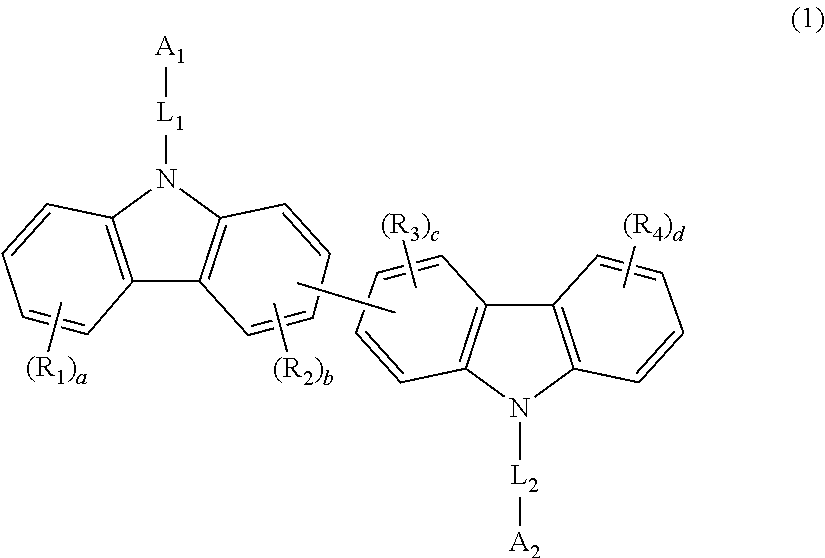Bis-carbazole derivative and organic electroluminescent element using same