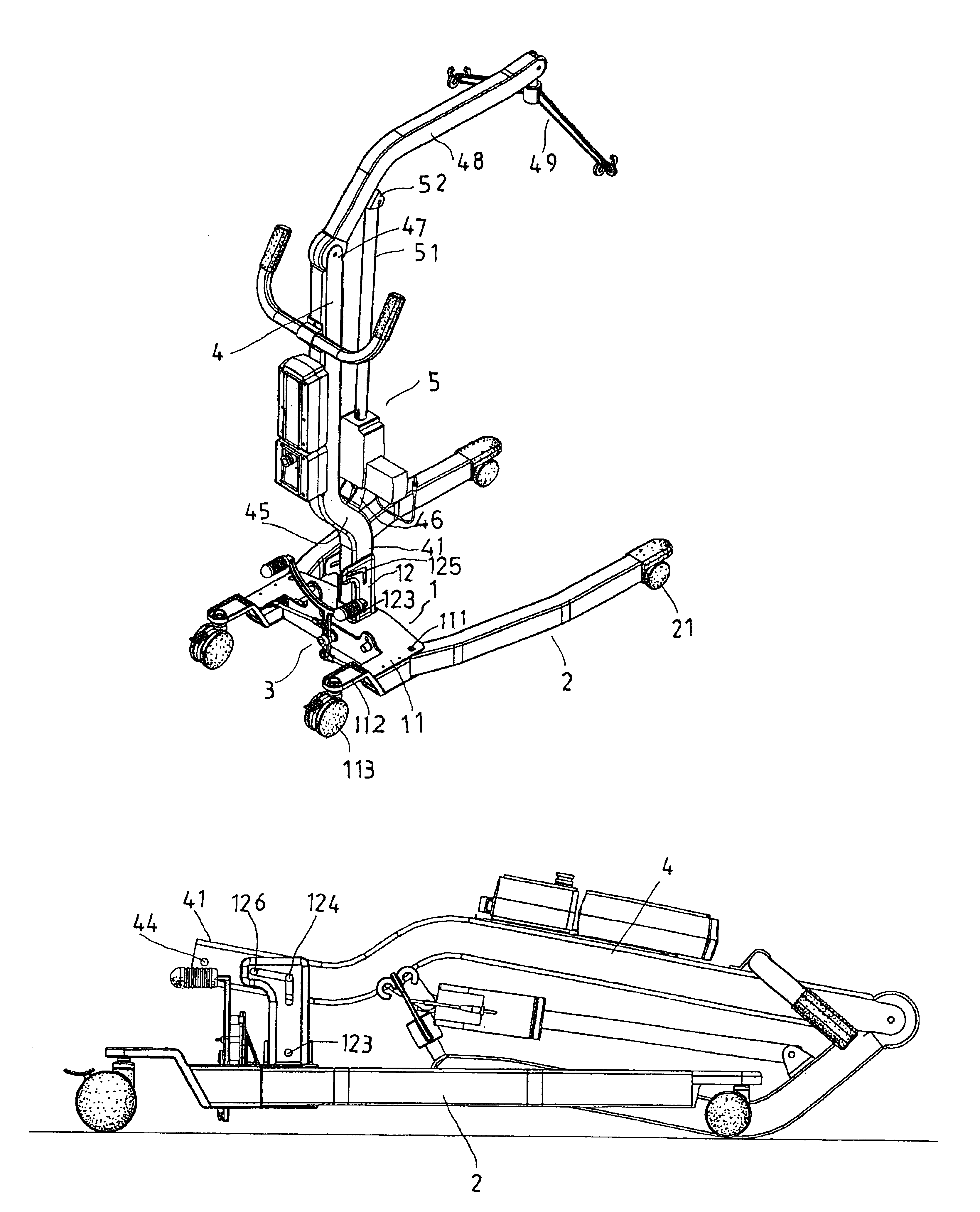 Foldable lift and transfer apparatus for patient