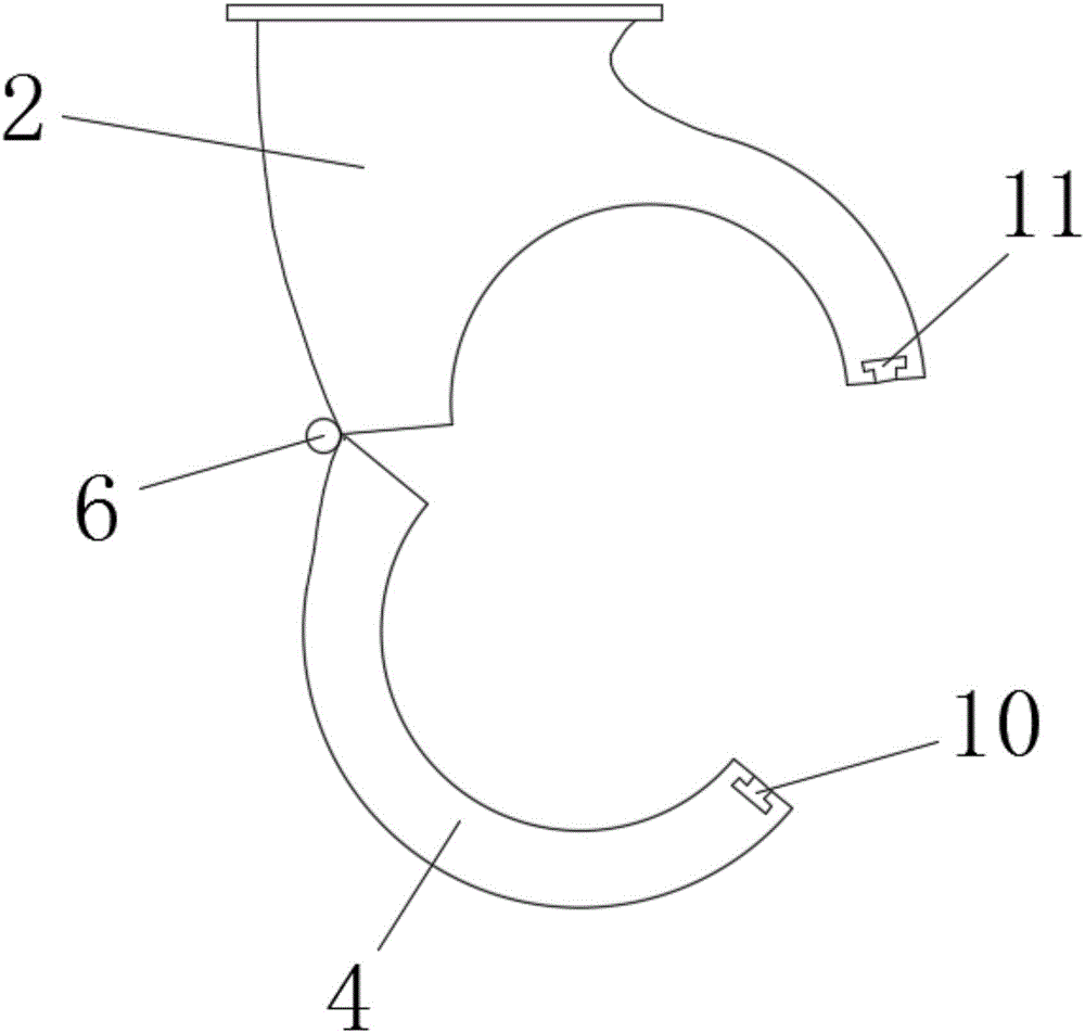 Novel detachable air combined air cabinet structure