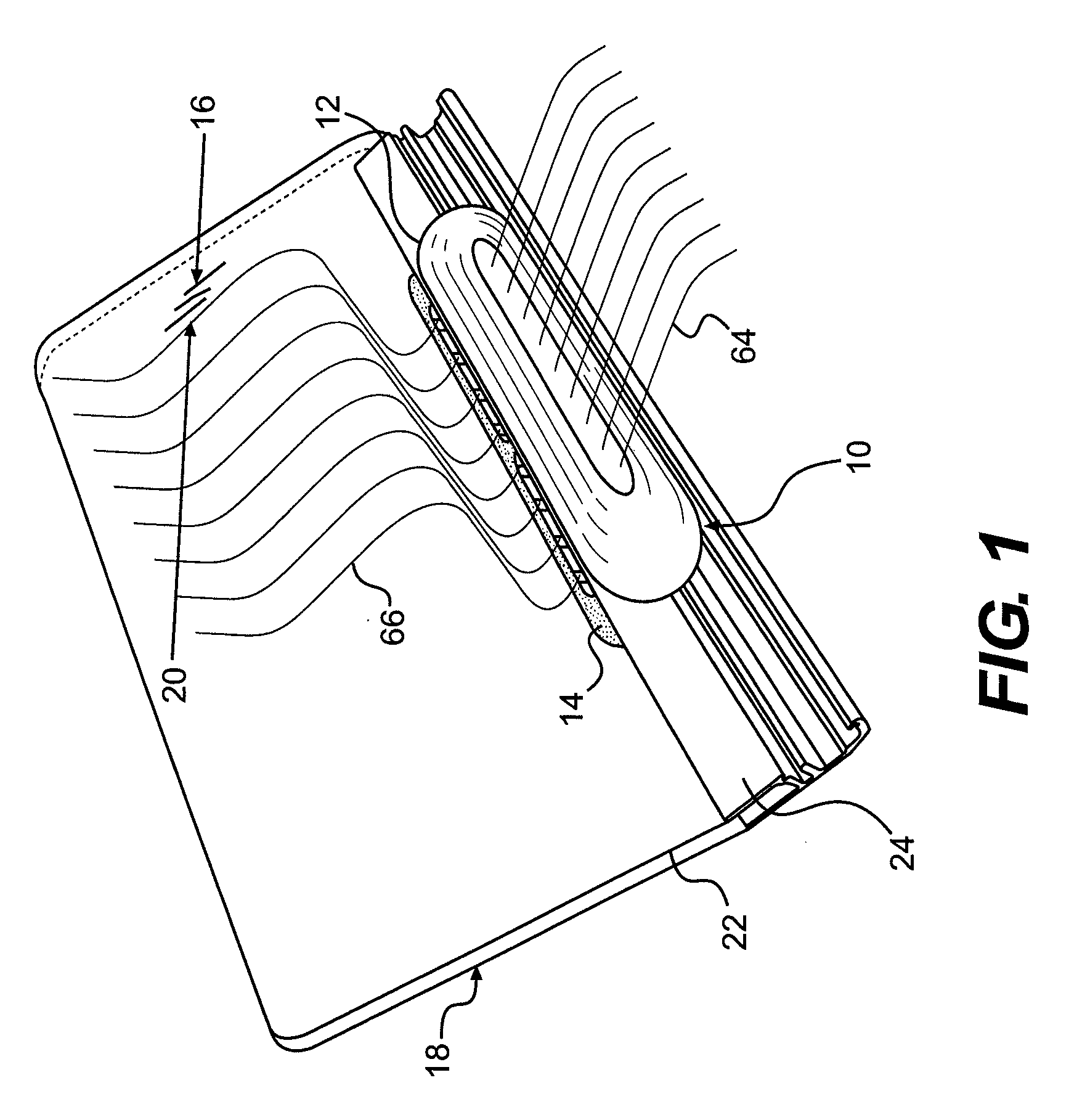 Boat windshield with vent structure