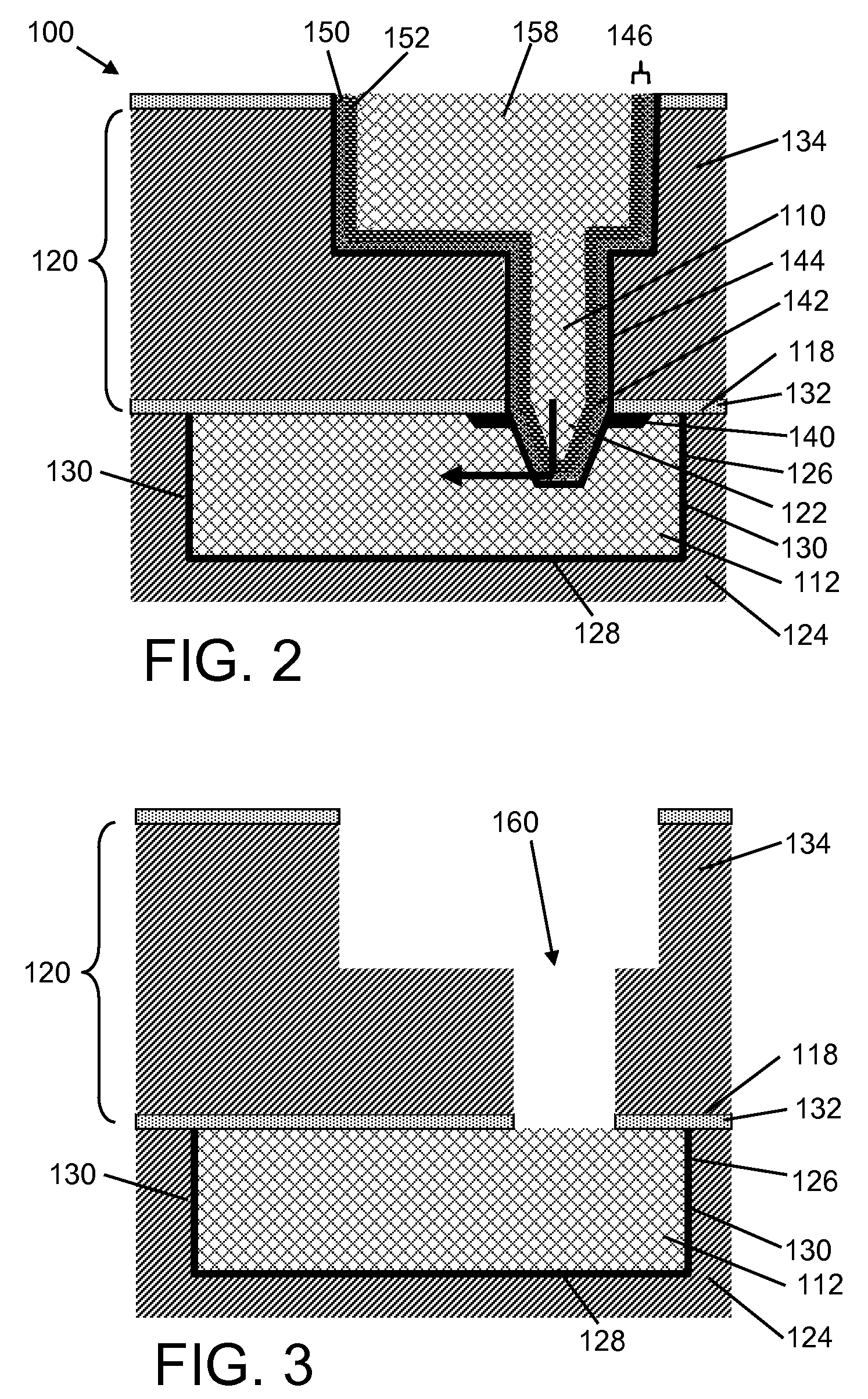 Structure including via having refractory metal collar at copper wire and dielectric layer liner-less interface and related method