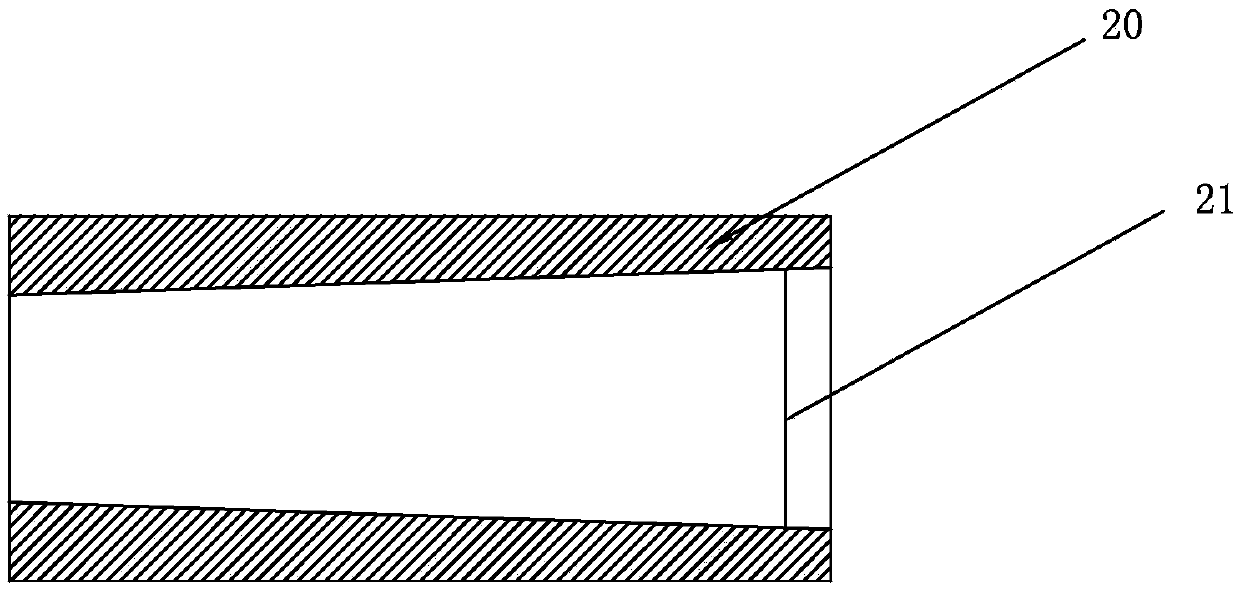 A kind of processing method of cone and taper hole