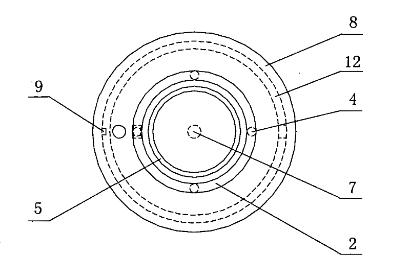 Spraying device for salt spray test chamber