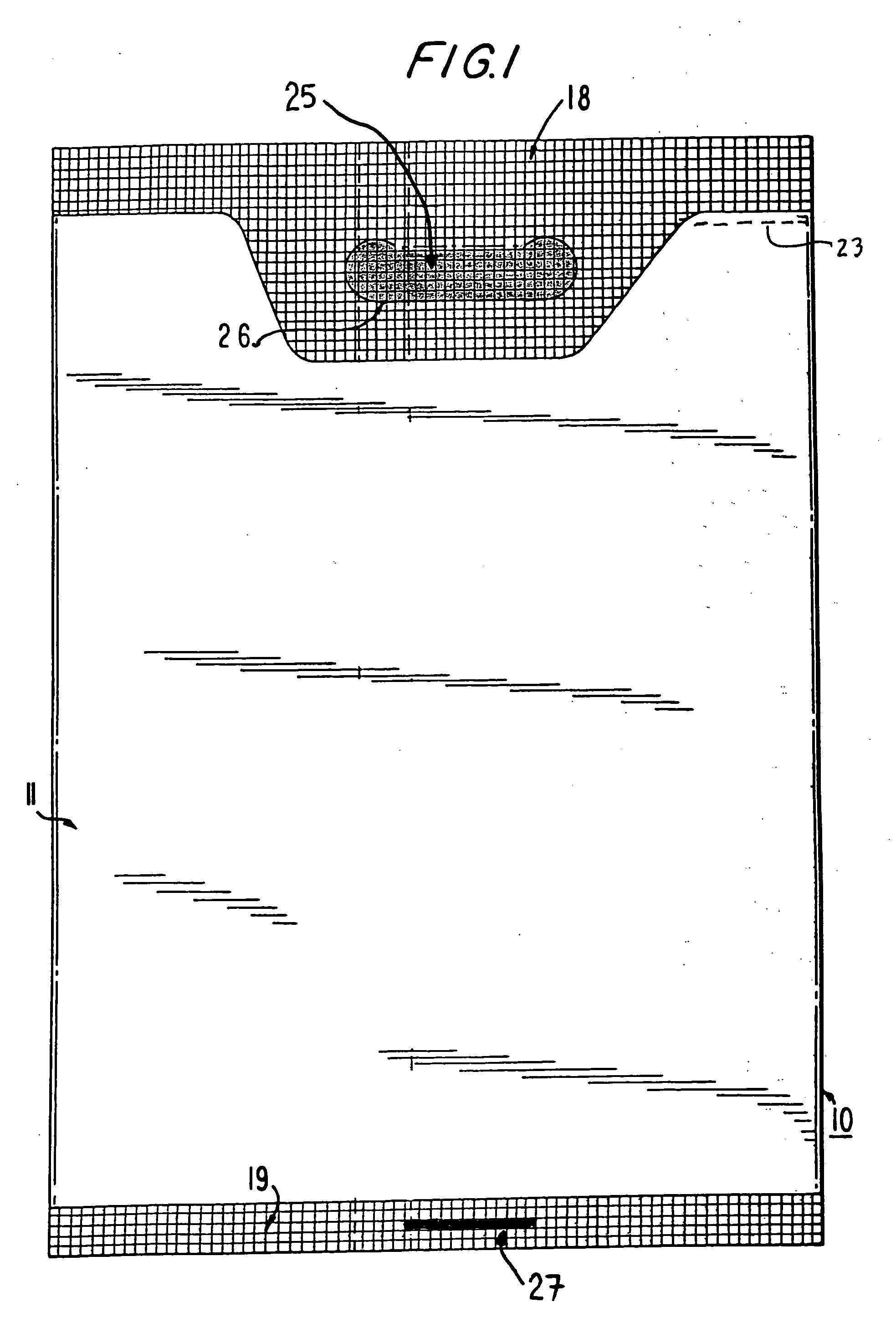 Closure device for, and method for closing, bag for food products