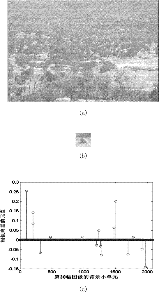 Sparse representation-based background clutter quantification method