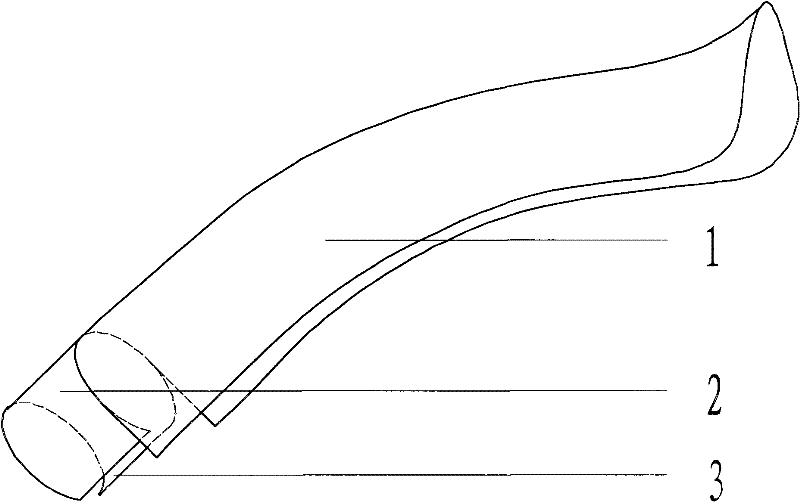 Diversion plate of solar water heater