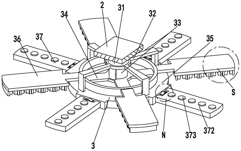 An ointment applicator with the function of grinding and blending