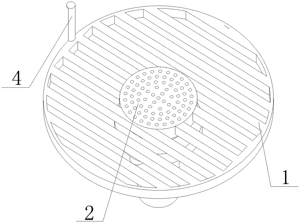 Sewer cover plate with auxiliary drainage set