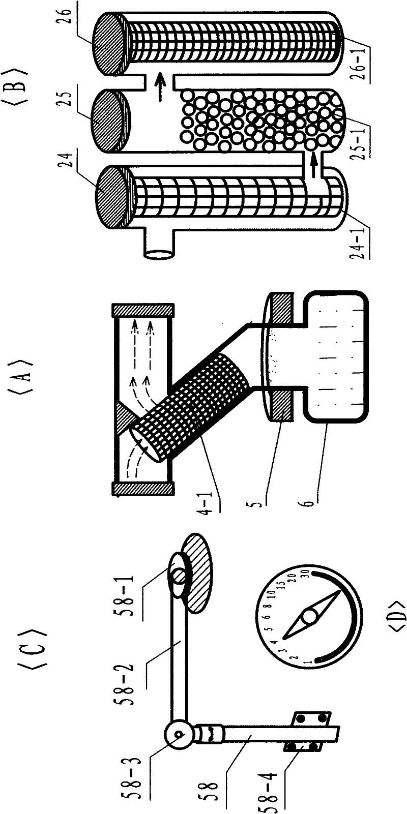 Composite device for safely using and extending function of tap water and gas