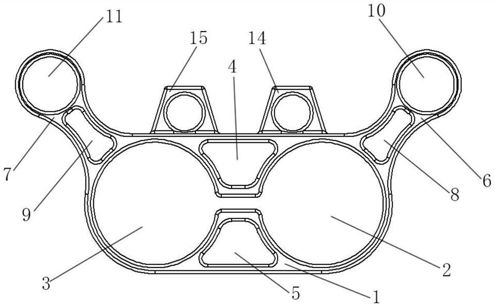 I-shaped frame for connecting deepwater net cage frames