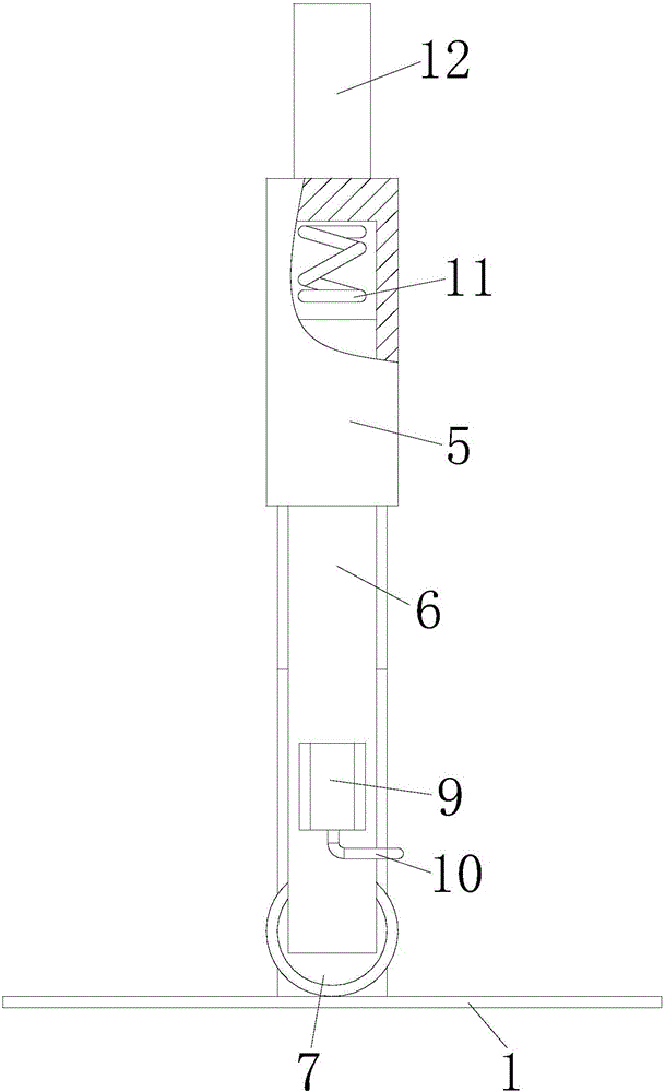 Manual line marking wheel