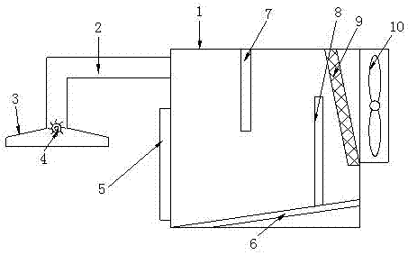 Dust suction device capable of rapidly collecting dust